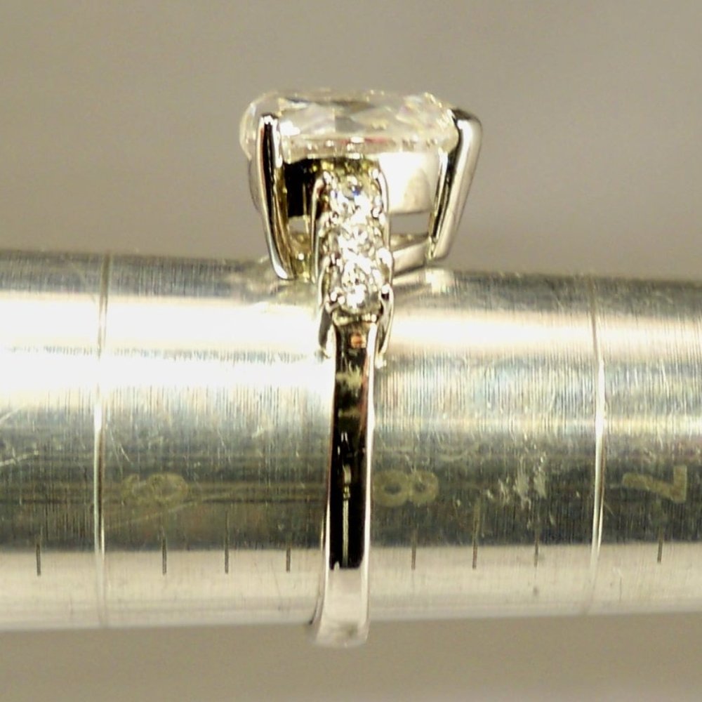 New Ruby Red Inside Heart Cubic Zirconias Silver … - image 8